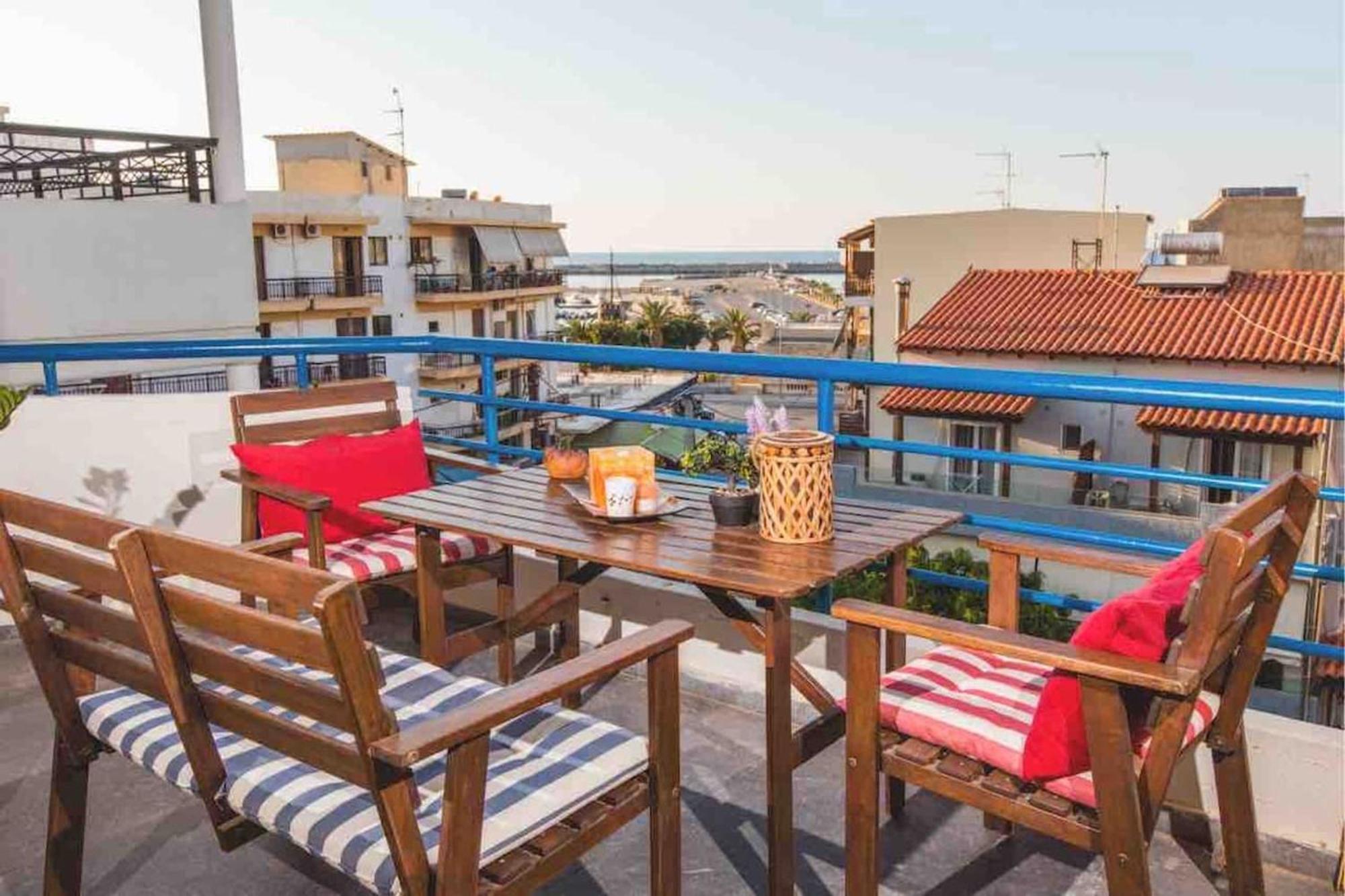 Erieta Sea View Apartment50M From The Beach Ретимно Экстерьер фото